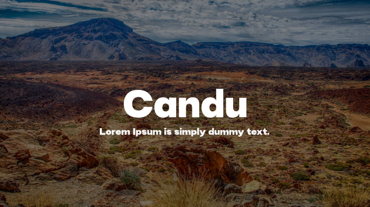Candu Font