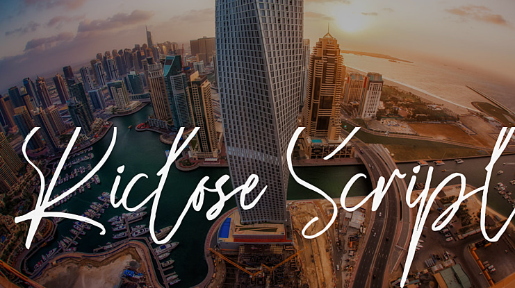 Riclose Script Font Family