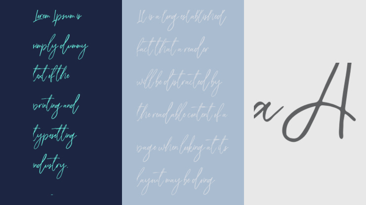 Riclose Script Font Family