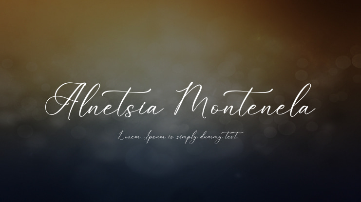 Alnetsia Montenela Font