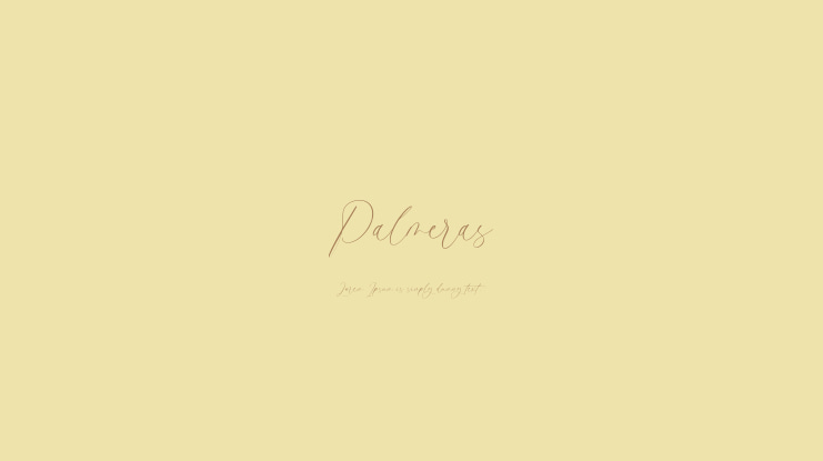 Palmeras Font
