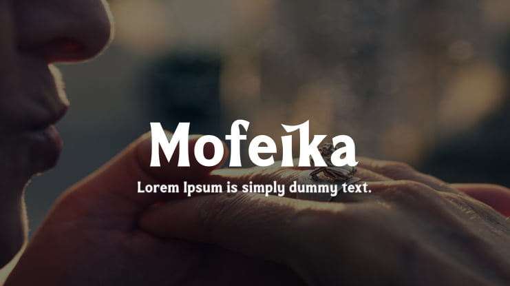 Mofeika Font