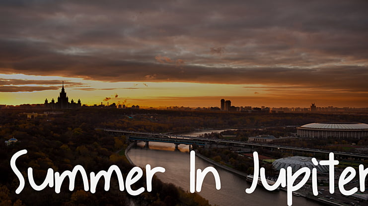 Summer In Jupiter Font