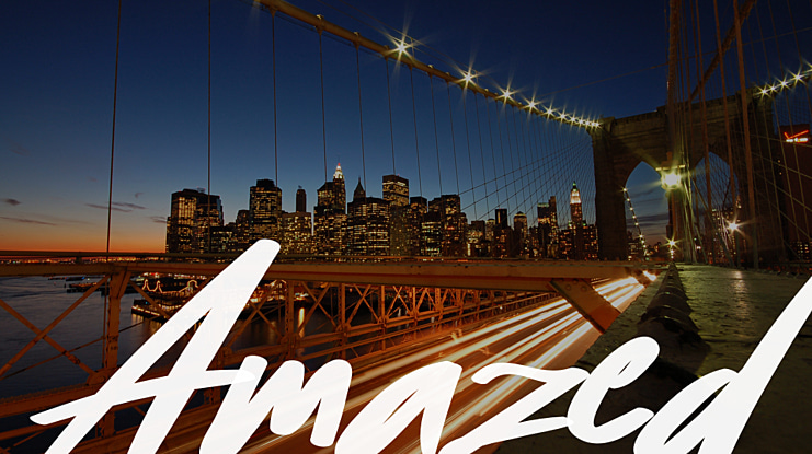 Amazed Font