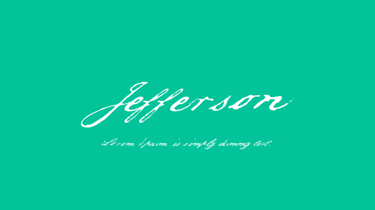 Jefferson Font : Download Free for Desktop & Webfont