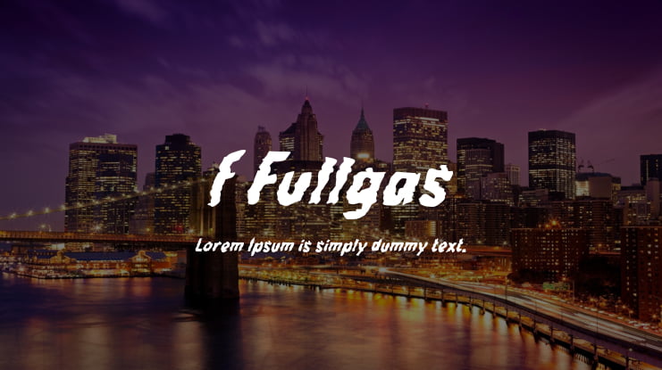f Fullgas Font