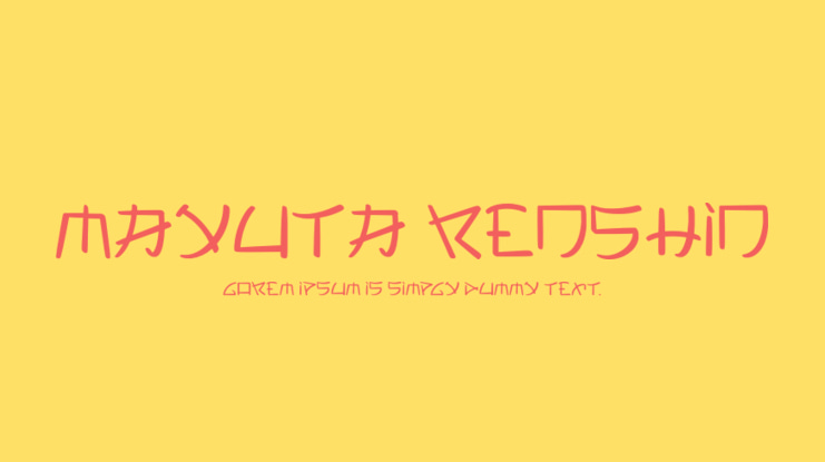 Mayuta Renshin Font