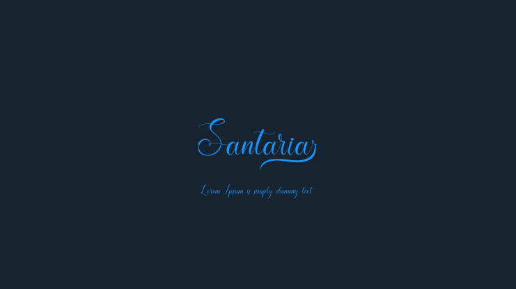 Santaria Font