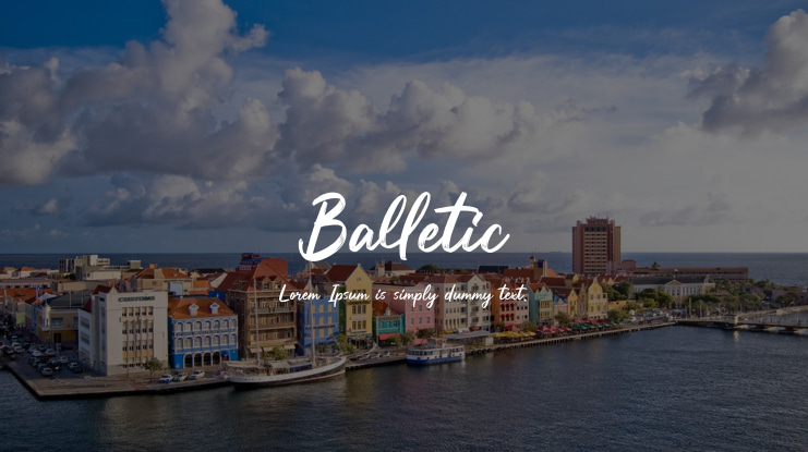 Balletic Font