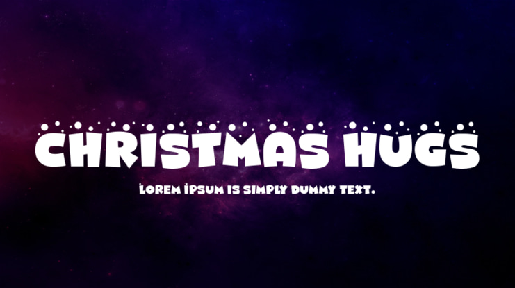 CHRISTMAS HUGS Font Family