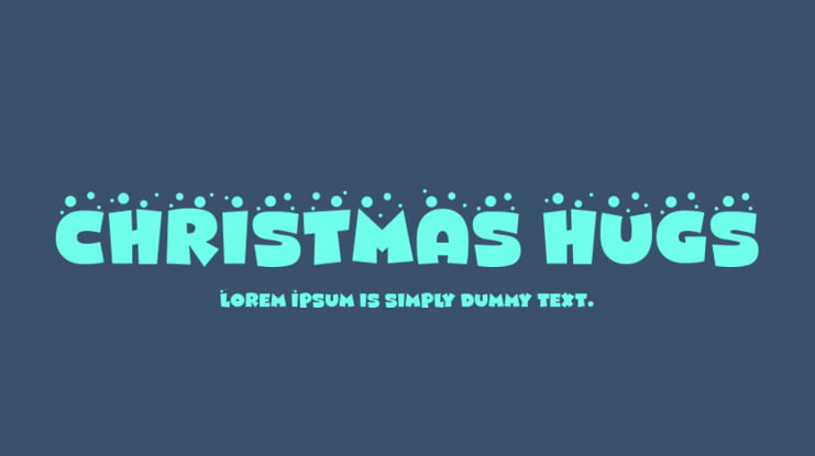 CHRISTMAS HUGS Font Family