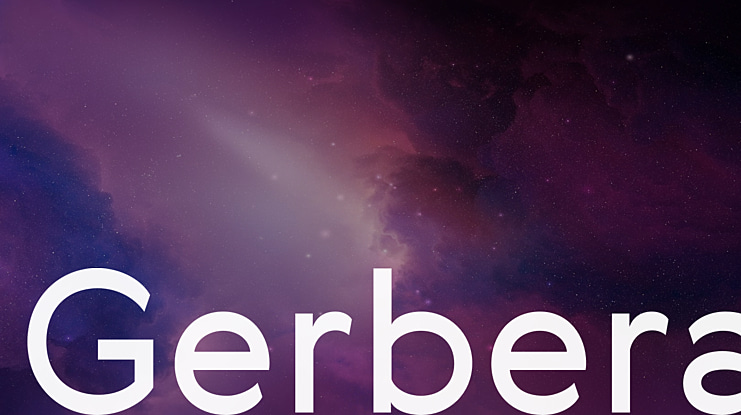 Gerbera Font Family