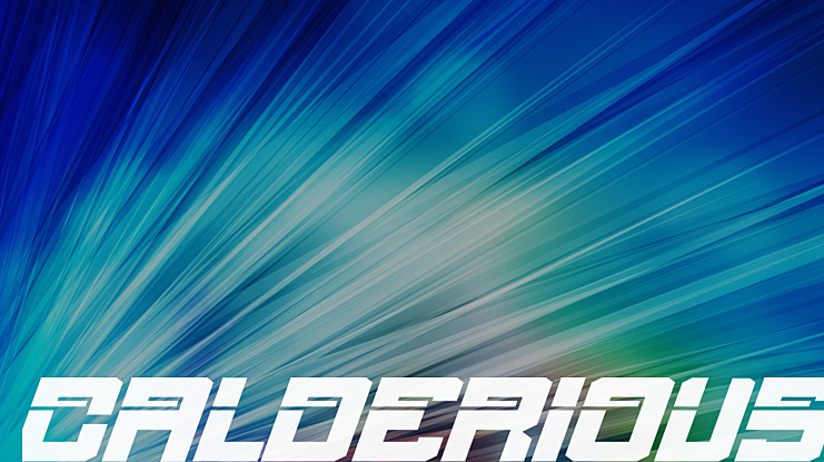 CALDERIOUS Font