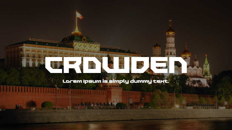 CROWDEN Font