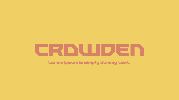 CROWDEN Font