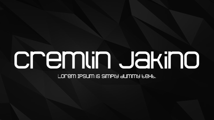 Cremlin Jakino Font