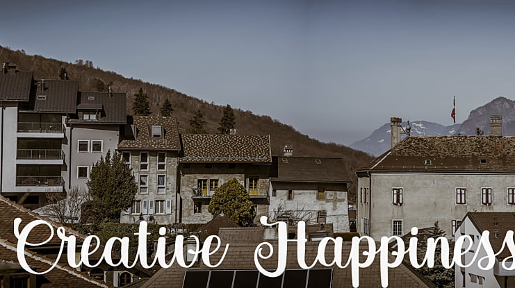 Creative Happiness Font