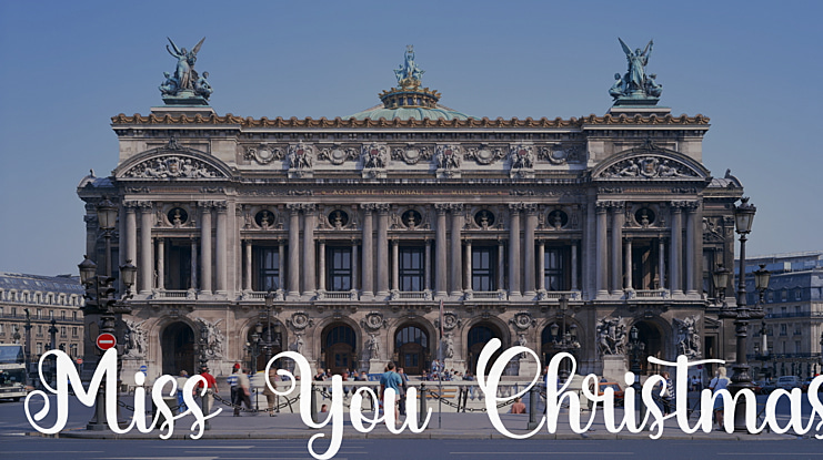 Miss You Christmas Font