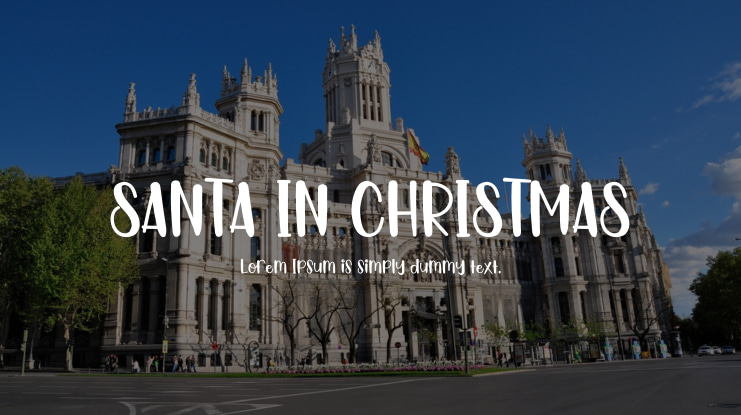 SANTA IN CHRISTMAS Font