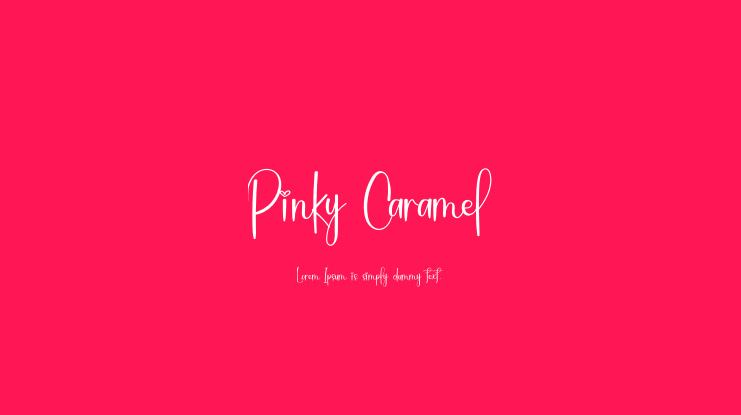 Pinky Caramel Font