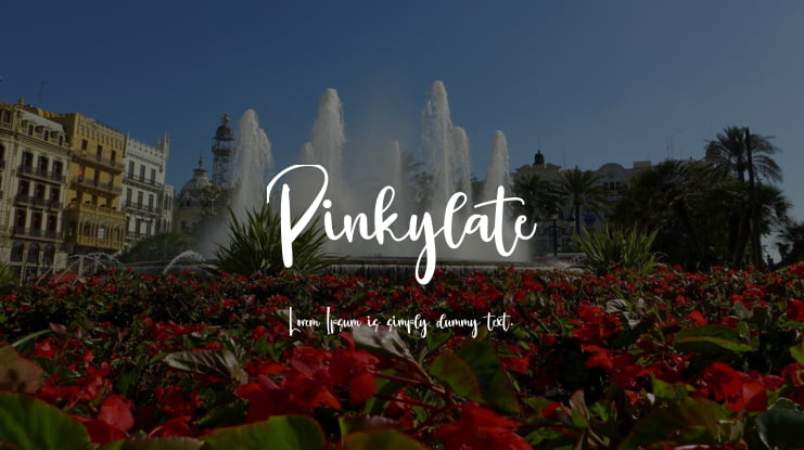 Pinkylate Font