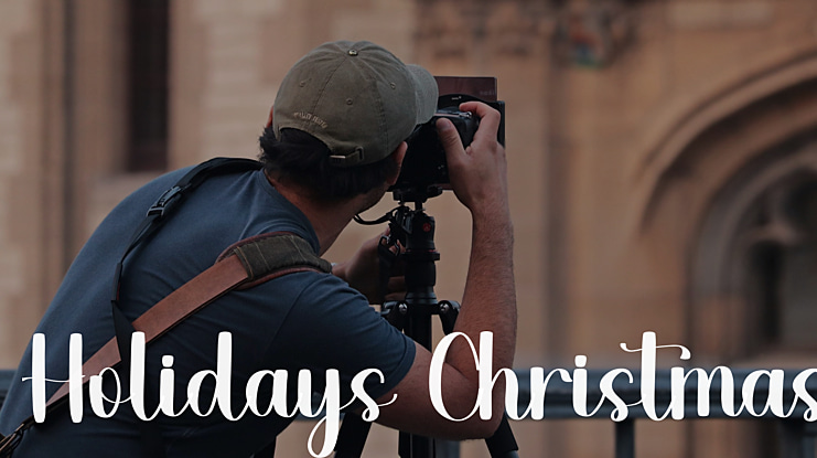 Holidays Christmas Font