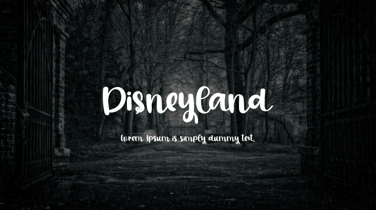 Disneyland Font