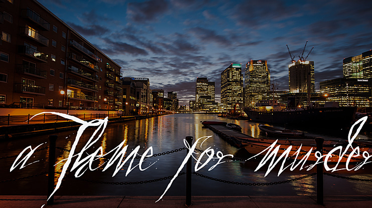 A Theme for Murder Font