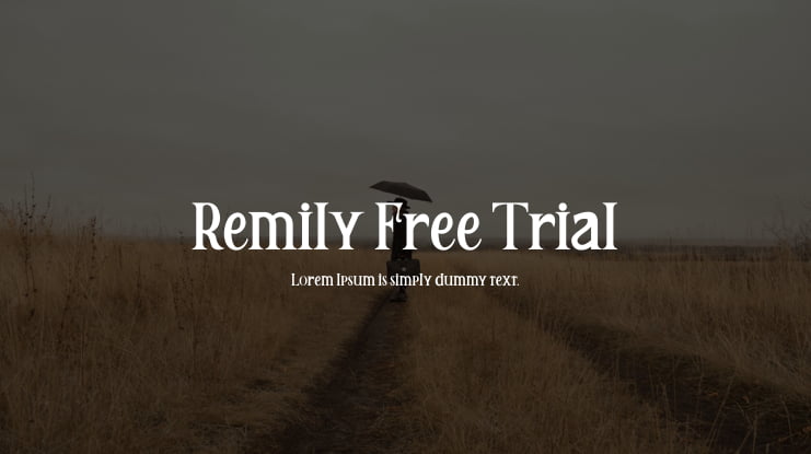Remily Free Trial Font