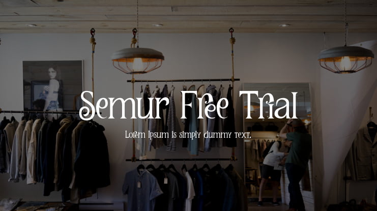 Semur Free Trial Font