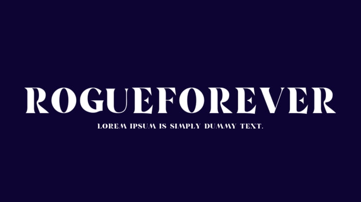 rogueforever Font