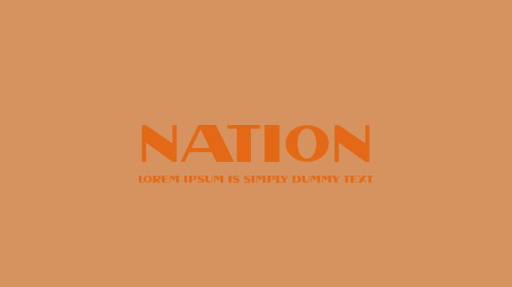 Nation Font