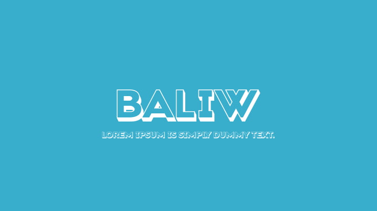 Baliw Font