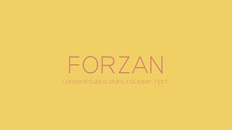 Forzan Font