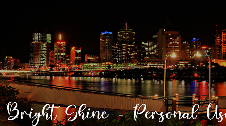 Bright Shine - Personal Use Font