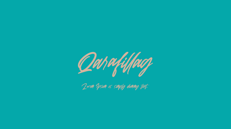 Qarafillag Font