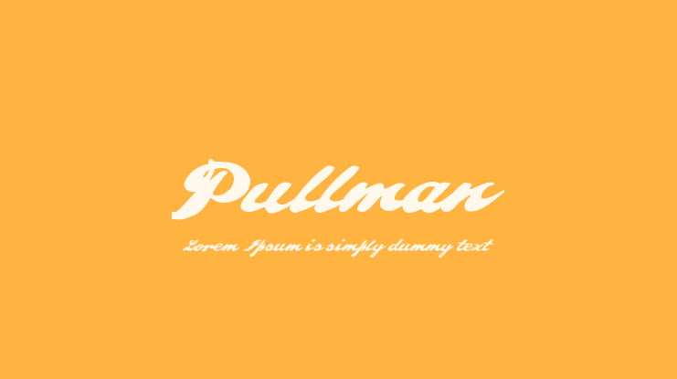 Pullman Font