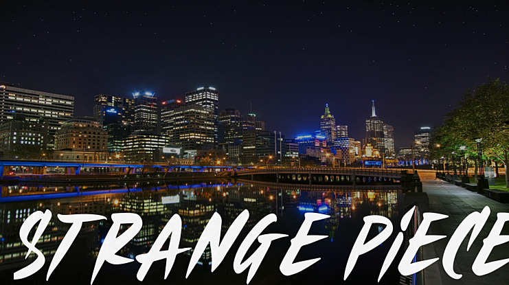 Strange Piece Font