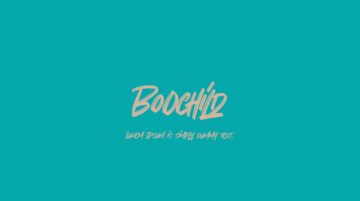 Boochild Font