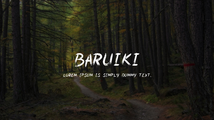 Baruiki Font