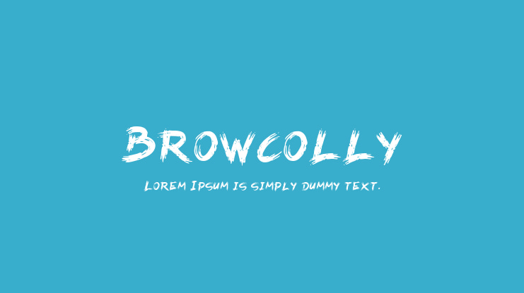Browcolly Font