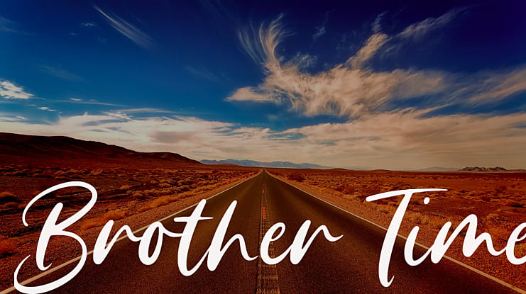 Brother Time Font