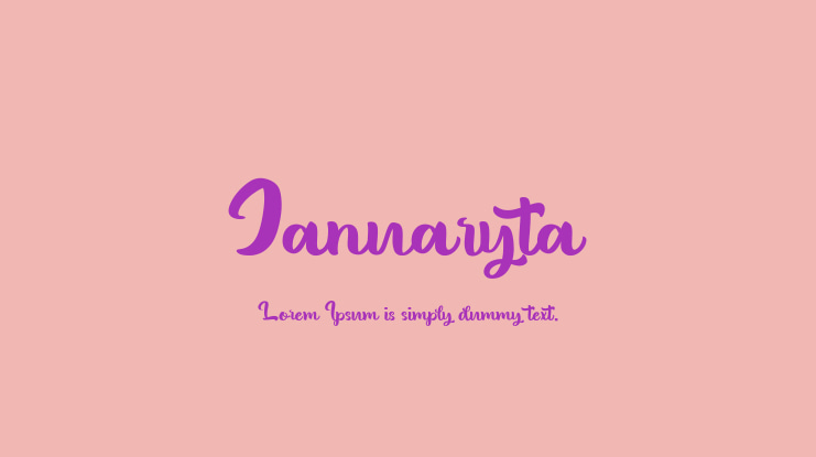 Januaryta Font