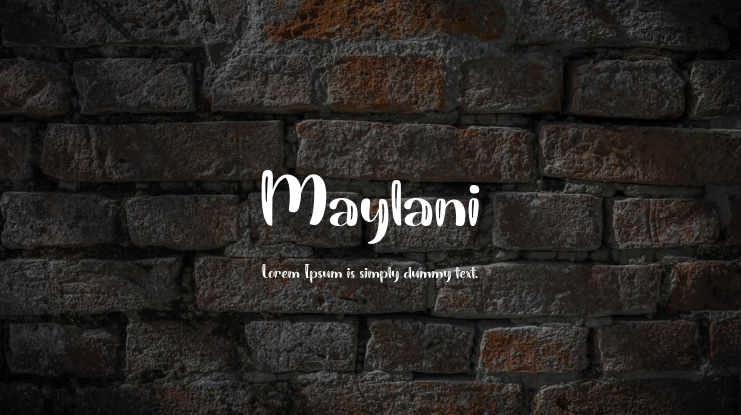 Maylani Font