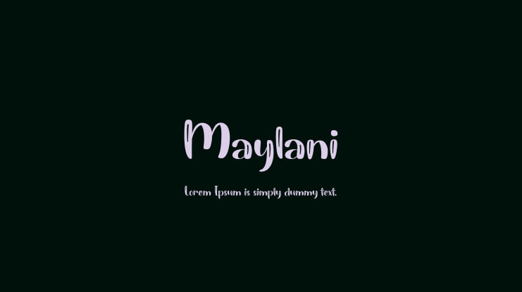 Maylani Font