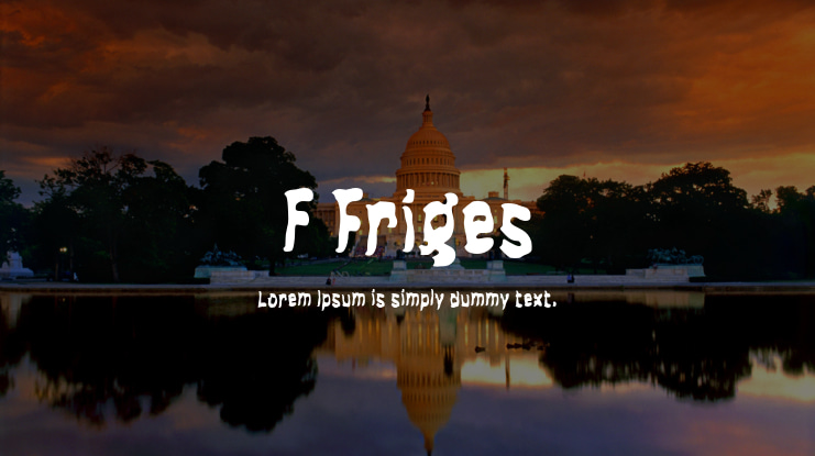 f Friges Font