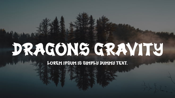 Dragons Gravity Font