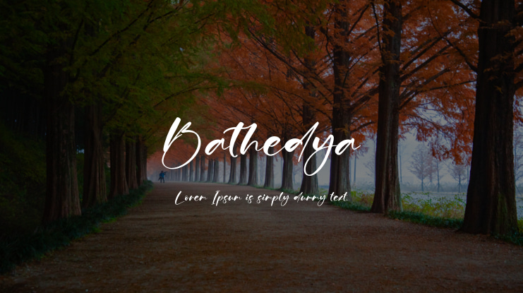 Bathedya Font