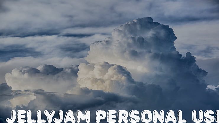 JELLYJAM PERSONAL USE Font