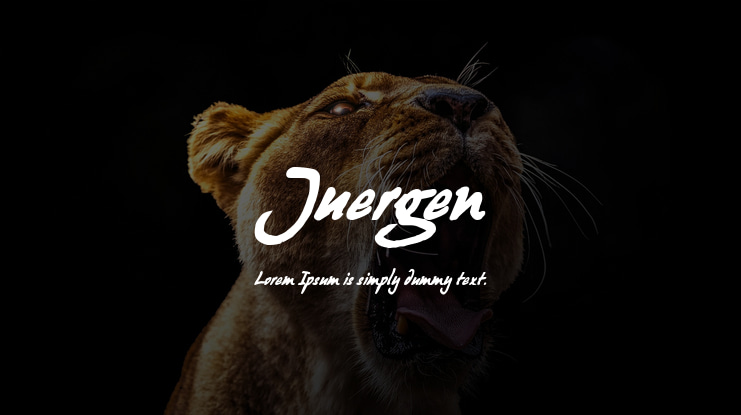 Juergen Font Family